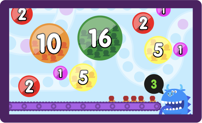 A game to make and break numbers